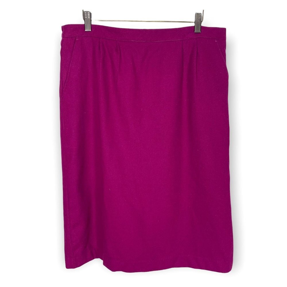 Mark Reed Wool Blend Straight Skirt Size 14